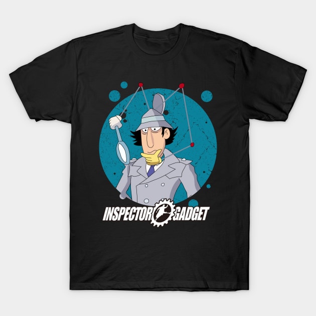 Gearing Up With Inspector Gadget Movie Marvels T-Shirt by Crazy Frog GREEN